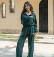 Casaca new jersey verde pino | Mujer - Imagen 2