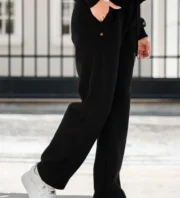 Jogger recto clásico washington negro | Unisex - Imagen 2