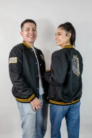 Casaca de promocion sin corte negro