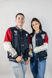 Casaca de promoción sin corte rojo / negro