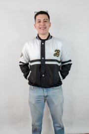 Casaca de promoción con corte negro / blanco - Imagen 6