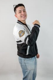 Casaca de promoción con corte negro / blanco - Imagen 3