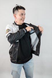 Casaca de promoción con corte negro / blanco - Imagen 5